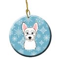 Carolines Treasures Carolines Treasures BB1660CO1 Snowflake Westie Ceramic Ornament BB1660CO1